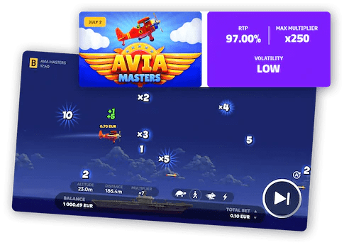 Aviamasters - Play with Bitcoin or Actual Cash